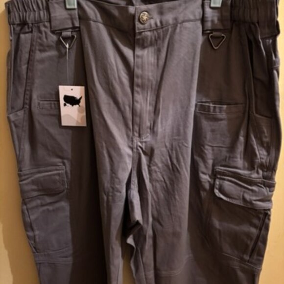 MENS: NO BRAND: SIZE 40X32 CARGO PANTS: NWT - Picture 2 of 11